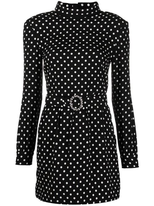 Short polka dot dress SAINT LAURENT | 686346Y3E091095